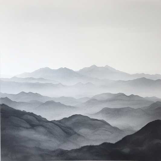 Soft Inked Peaks